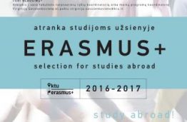 Metas ERASMUS+ studijoms!
