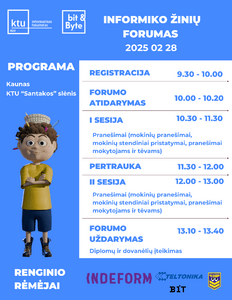 Informiko žinių forumo 2025 programa