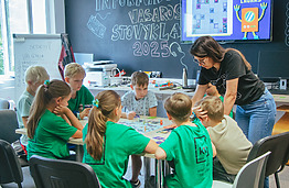 Kai technologijos tampa nuotykiu universitete: vaikų įspūdžiai iš Informiko vasaros stovyklos