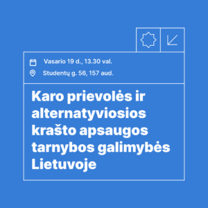 Paskaita apie karo prievolę Lietuvoje